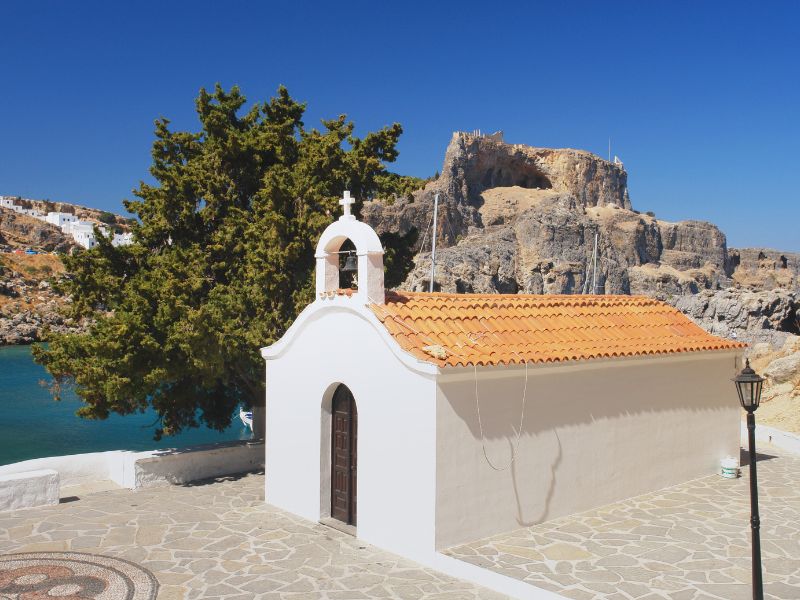 Lindos Acropolis history